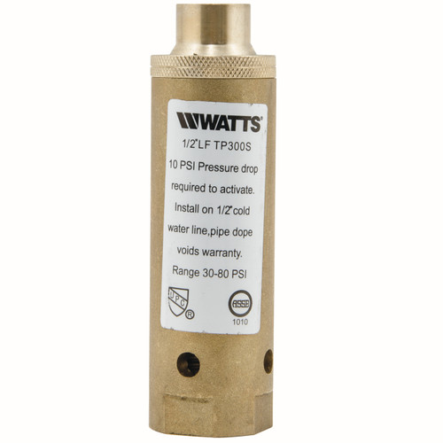 Watts 1/2" Lead Free Trap Primer, Solder Inlet, Threaded Outlet - 0121239