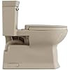 Toto Soiree One Piece Elongated Universal Height Toilet with CEFIONTECT 1.28 GPF with SS124 SoftClose Seat in Bone