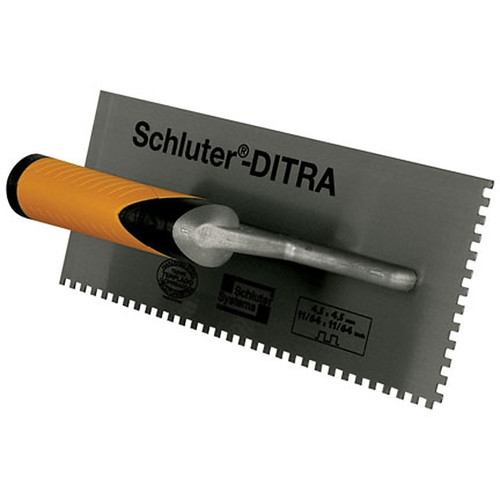 Schluter Systems DITRA 11/64" X 11/64" Square Notch Trowel - TRLDIT