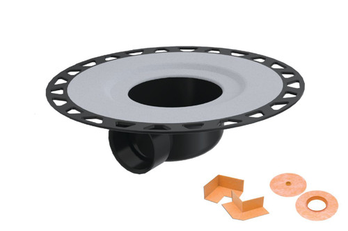Schluter Systems KERDI-DRAIN 2" ABS Horizontal Drain Outlet - KDH2ABSFL Schluter Systems KERDI-DRAIN 2" ABS Horizontal Drain Outlet - KDH2ABSFL