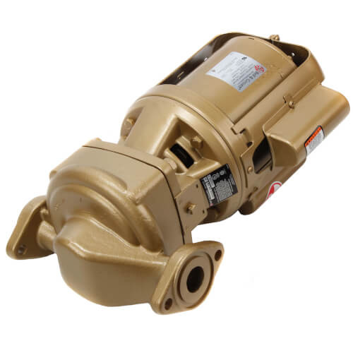Bell & Gossett Series PR 1/6 HP 115V 30 GPM Oil Lubricated Three Piece Lead Free Bronze Circulator Pump with Non Ferrous Impeller - 102231LF