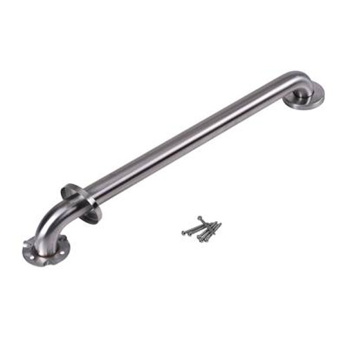 Dearborn DB8924 1-1/2" X 24" Stainless Steel Grab Bar W/ Concealed Flange: Satin Finish