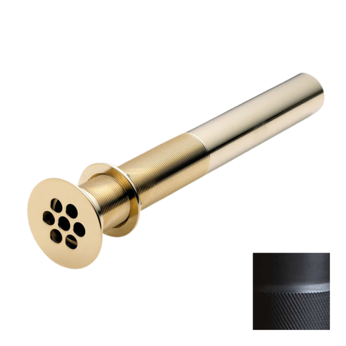 Stone Forest Deluxe Lavatory Sink Grid Drain in Matte Black - 9054D MBLK