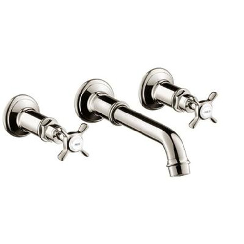 AXOR 16534001 Montreux Wall-Mounted Widespread Faucet Trim w/Lever Handle Chrome