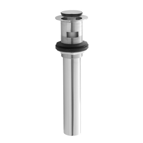 Jaclo Finger Touch Plug Lavatory Drain with Overflow in Satin Nickel - 812-SN Jaclo Finger Touch Plug Lavatory Drain with Overflow in Satin Nickel - 812-SN