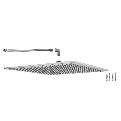 Jaclo Rain Machine 16" x 16" 2.5 GPM Square Flush Mount Shower Head in Polished Chrome - S219-PCH