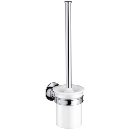 AXOR 42035820 Montreux Toilet Brush & Holder, Wall Mount Brushed Nickel