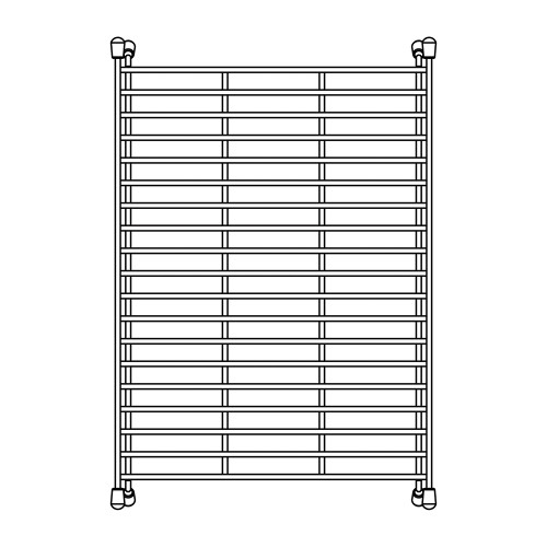 Blanco 233542 Stainless Steel Floating Sink Grid (Fits Precis 2.0, Cascade Super Single, 1.75 and Large Bowl)