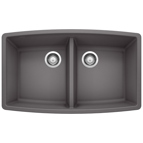 Blanco 441474 Performa Medium 1.75 Bowl - Cinder Undermount Blanco 441474 Performa Medium 1.75 Bowl - Cinder Undermount