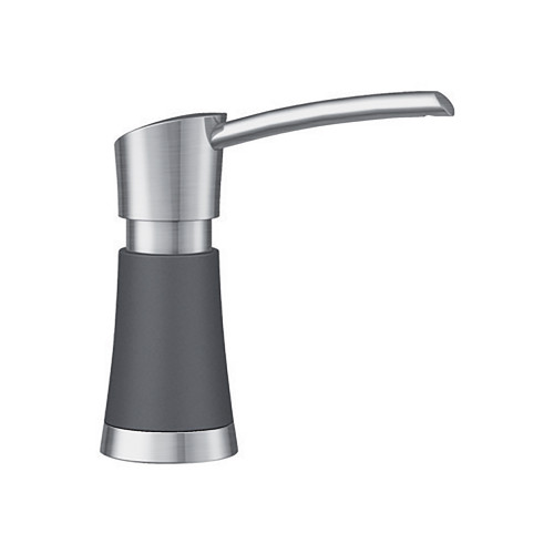 Blanco 442052 Artona Soap Dispenser - Metallic Gray/Stainless Dual Finish