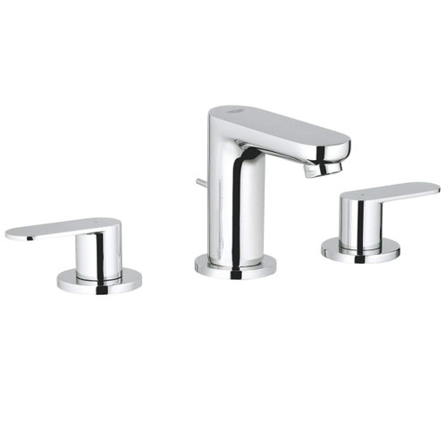 Grohe 2020900A Eurostyle Cosmopolitan 8 in. Widespread 2-Handle 3-Hole Bathroom Faucet Chrome