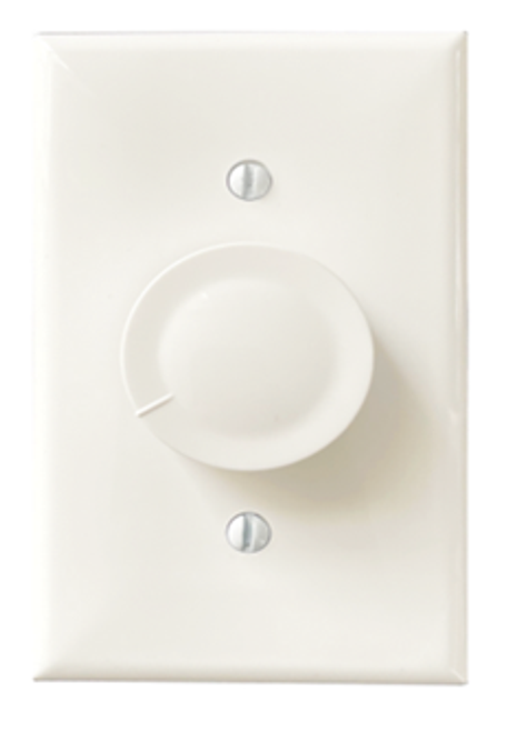 Panasonic Atmosphere Vortex Solid State Variable Speed AC Motor Speed Controller, Rotary-Style. Fits 2" X 4" Electrical Wall Box in White - AVR-5
