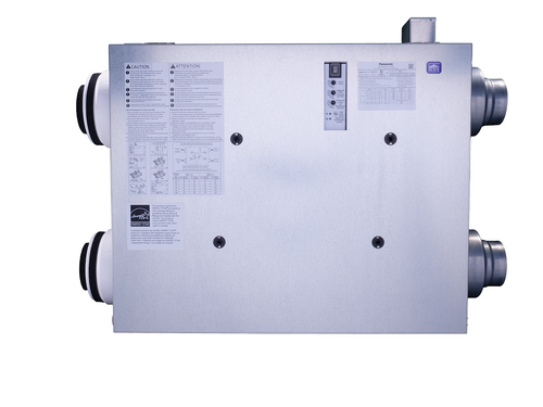 Panasonic Intelli-Balance 100 Any Climate Energy Recovery Ventilator (ERV), Corded, Mirror Model; 50 to 100 CFM, Occupant-Controlled Boost Function; MERV 8 Filter Included - FV-10VEC2R