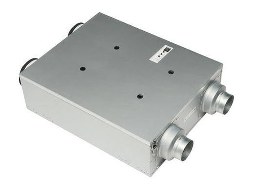 Panasonic Intelli-Balance 100 Any Climate Energy Recovery Ventilator (ERV) Corded, Mirrored Model, 50 to 100 CFM, Occupant-Controlled Boost Function; MERV 8 filter included. 4" or 6" Duct - FV-10VEC2