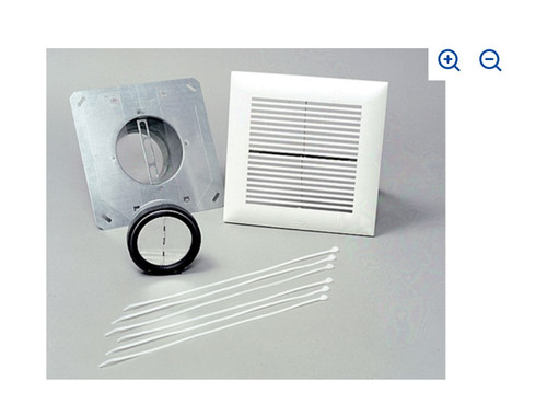 Panasonic Atmosphere In-line Fans Accessory 4" duct in White - FV-NLF04G
