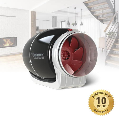 Panasonic Atmosphere Vortex Corded Mixed-Flow In-line Fan 6" duct - S-600