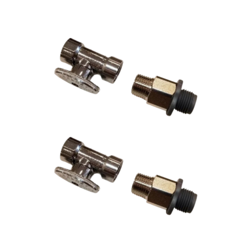 Toto 1/2" Straight Shutoff Valve Kit with Remote Buttons - 2 Pack