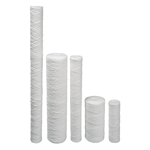 Sterling Water Treatment SW Series 4.5 inch by 20 inch Polypropylene String Wound 10 Micron Sediment Filter Cartridge - SWJ2010