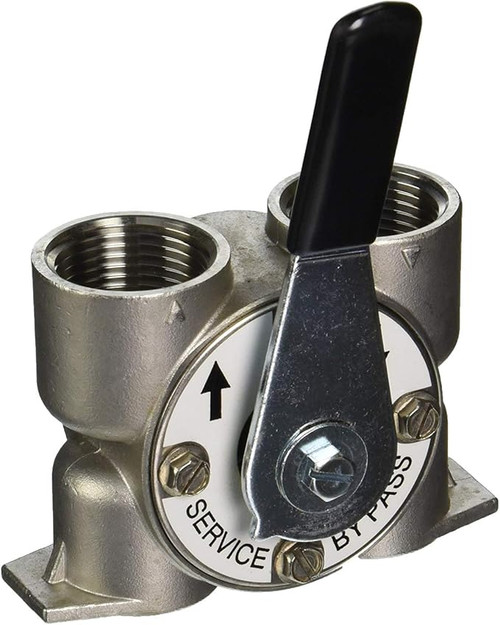 Sterling Water Treatment 60041SS Valumax Bypass Valve 1 Inch FPT Stainless