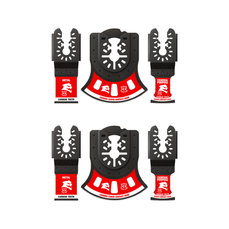 Diablo DOU3CS 3 pc Universal Fit Carbide Oscillating Blade Set (3-Piece) - 2 Pack