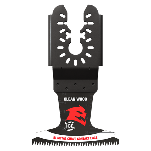 Diablo DOU250JBW10 2-1/2 in. Universal Fit Bi-Metal Oscillating Blade for Clean Wood (10-Pack) - 5 Pack