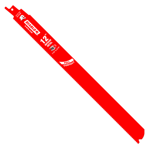 Diablo DS1214BF15 12 in. Bi-Metal Recip Blade for Medium Metal Cutting (3/32 in. to 5/16 in.) (15-Pack) - 10 Pack