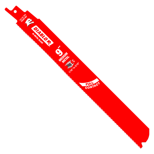 Diablo DS0914BF200 9 in. Bi-Metal Recip Blade for Medium Metal Cutting (1/16 in. to 5/16 in.) (200-Pack) - 5 Pack
