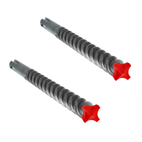 Diablo DMAMX1160 13/16 in. x 16 in. x 21 in. Rebar Demon SDS-Max 4-Cutter Full Carbide Head Hammer Drill Bit - 2 Pack