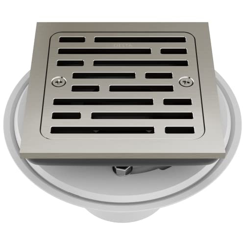 Delta Tile-In Square Shower Drain in Stainless - DT062412-SS