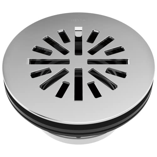 Delta Prefab Round Shower Drain in Chrome - DT051411