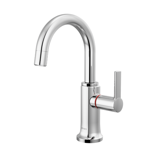 Brizo Kintsu Instant Hot Faucet With Arc Spout in Lumicoat Chrome - 61306LF-H-PC-L