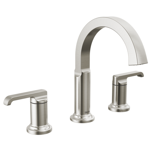 Delta Tetra Two Handle Widespread Bathroom Faucet in Lumicoat Stainless - 35588-SS-PR-DST Delta Tetra Two Handle Widespread Bathroom Faucet in Lumicoat Stainless - 35588-SS-PR-DST