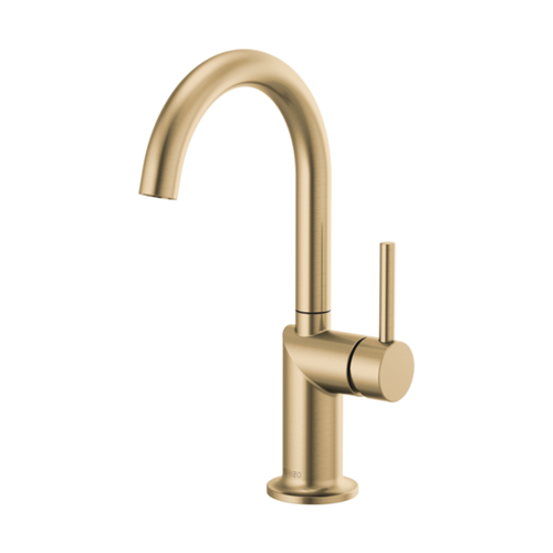 Brizo Odin Bar Faucet With Arc Spout - Less Handle in Luxe Gold - 61075LF-GLLHP