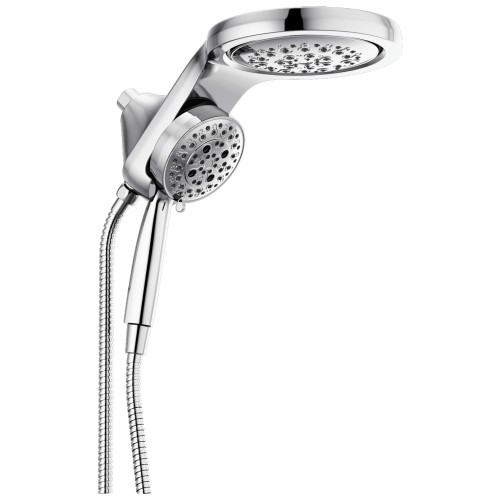 Delta Universal Showering Components Hydrorain H2Okineticsetting Two-In-One Shower Head in Chrome - 58680-25