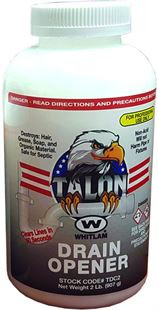 Whitlam TALON Drain Opener - Drain Cleaner - 2lb Bottle - TDC2