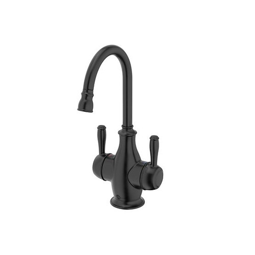 InSinkErator Showroom Collection F-HC2010 Traditional Instant Hot and Cold Faucet in Matte Black - 45390Y-ISE