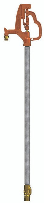 Woodford 3-Foot Bury Freezeless Yard Hydrant for Outdoor Water Access - Y34-3