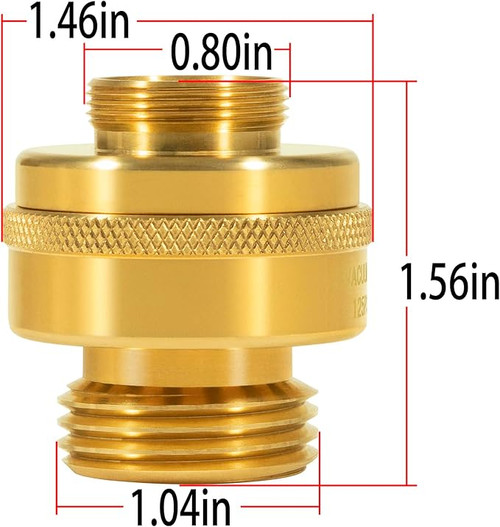 Woodford Brass Vacuum Breaker for Outdoor Faucets in Brass - 34HF-BR