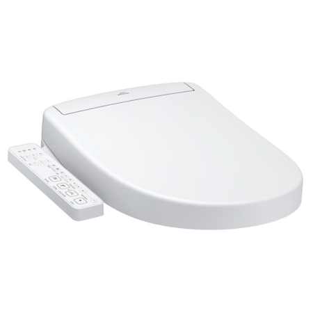 Toto S2 Washlet with Remote - Round in Cotton White