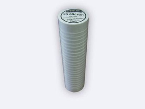 Sterling Water Treatment GB Series 2.5 inch x 10 inch Grooved Poly-Bonded 20 Micron Filter Cartridge - GB1020 Sterling Water Treatment GB Series 2.5 inch x 10 inch Grooved Poly-Bonded 20 Micron Filter Cartridge - GB1020