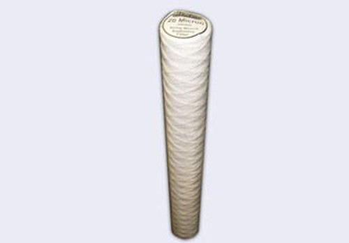 Sterling Water Treatment SW Series 2.5 inch by 10 inch Polypropylene String Wound 5 Micron Sediment Filter Cartridge, Hot Water Version with Stainless Steel Core - SW1005-HT - 24 pack Sterling Water Treatment SW Series 2.5 inch by 10 inch Polypropylene String Wound 5 Micron Sediment Filter Cartridge, Hot Water Version with Stainless Steel Core - SW1005-HT - 24 pack