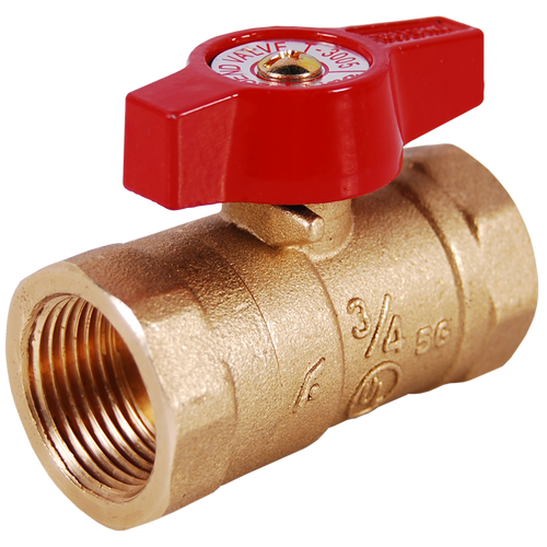 Legend Valve 102-903 Gas Ball Valve 1/2 Inch Forged Brass