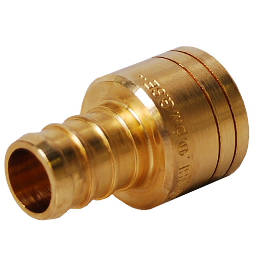 Legend Valve 2" PEX x Sweat Adapter Lead-Free DZR Brass Fitting in Forged Brass - 460-628NL