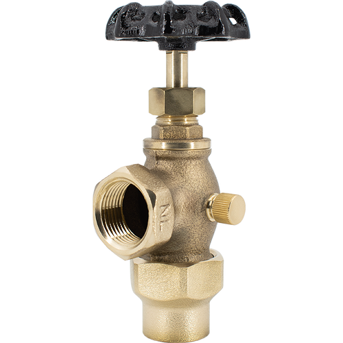 Legend Valve 3/4 Flare x 3/4 FNPT T-442 NL No Lead Meter Valve in Bronze - 111-114NL