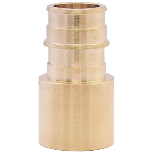 Legend Valve 3/4" No Lead Cold Expansion (F 1960) PEX x Sweat Adapter in Forged Brass - 462-624NL