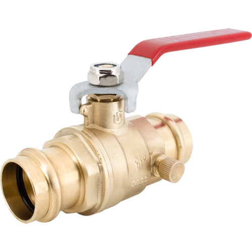 Legend Valve 101-213NL Ball Valve 1/2 Inch Press Forged Brass with Drain