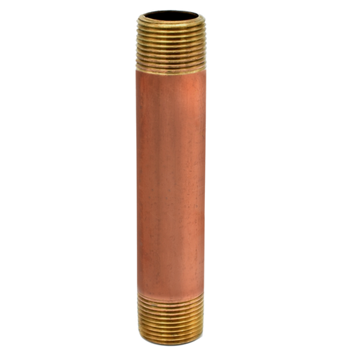 Legend Valve 1/2" x 4" No Lead Nipple in Red Brass - 311-066