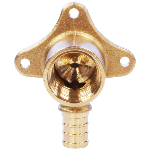 Legend Valve 3/4" PEX x 1/2" Female NPT Drop Ear Elbow Lead-Free DZR Brass in Brass - 302-220NL Legend Valve 3/4" PEX x 1/2" Female NPT Drop Ear Elbow Lead-Free DZR Brass in Brass - 302-220NL