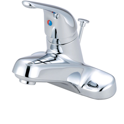 Olympia Faucets Elite 1.2 GPM Single Hole Bathroom Faucet with Pop-Up Drain in Chrome - L-6160