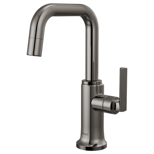 Brizo Kintsu Beverage Faucet with Square Spout in Lumicoat Black Onyx - 61307LF-C-BNX-L Brizo Kintsu Beverage Faucet with Square Spout in Lumicoat Black Onyx - 61307LF-C-BNX-L